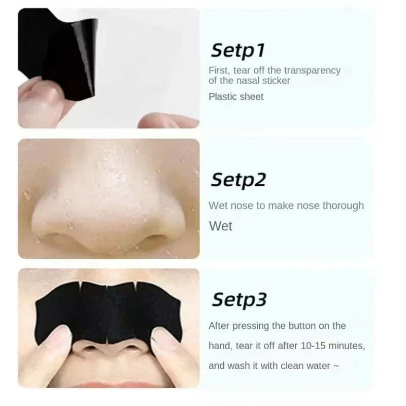 10/50/100 Pieces Facial Blackhead Removal Stickers - Effective Pore and Nose Cleansing Stickers, Gentle Deep Cleansing Care Sti