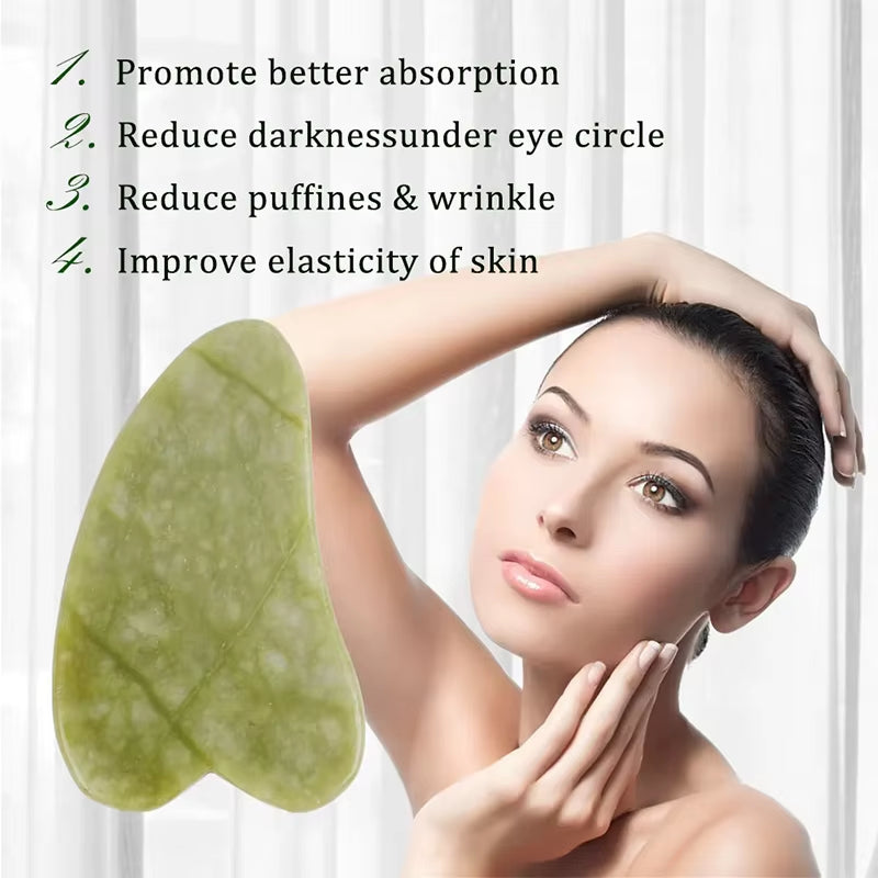 Natural Xiuyu Stone Gua Sha Board Jade 