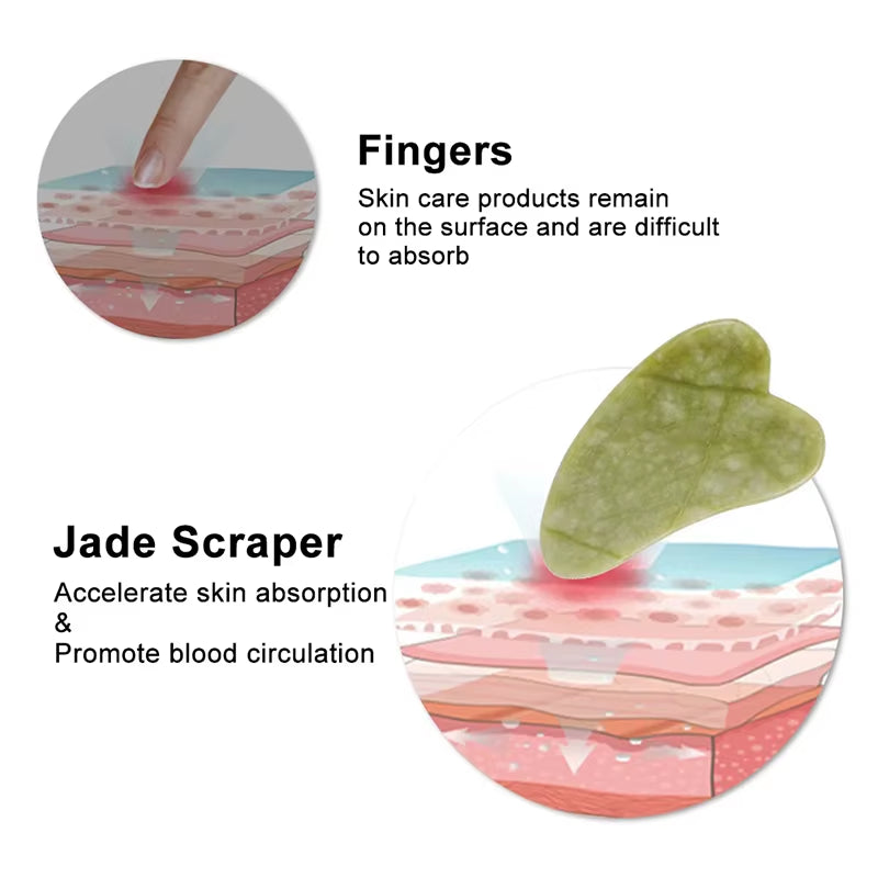 Natural Xiuyu Stone Gua Sha Board Jade 